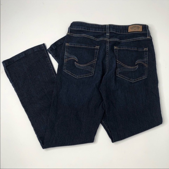 𝅺SIGNATURE by Levi Strauss & Co. Modern Bootcut Dark Blue Mid-rise Jeans Pants - Picture 3 of 15